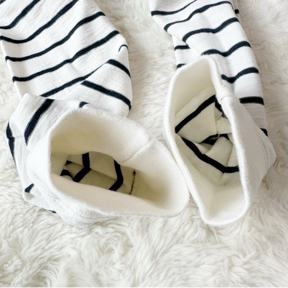 Abercrombie & Fitch Men Blue StripeHenley Long Sleeve Cotton Shirt SMALL Preppy - Picture 5 of 8